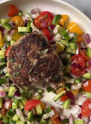 Moroccan Burger Salad Bowl