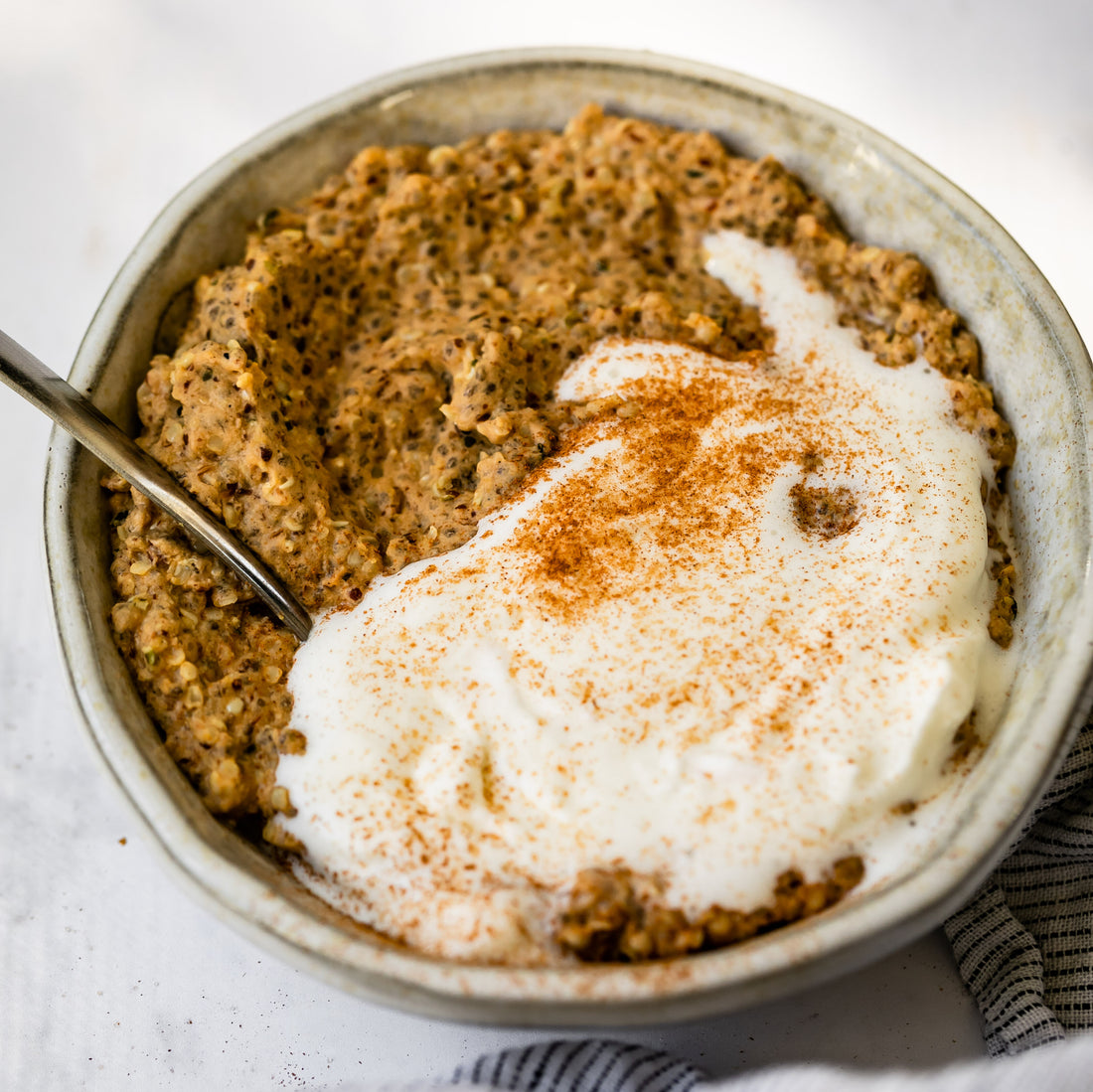Warm Chai Chia Seed Pudding