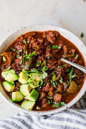 Bean-Free Buffalo Chili