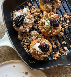 Grilled Peach Cobbler Recipe