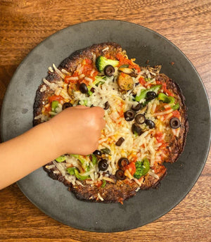 Cauliflower Crust Pizza for Kids