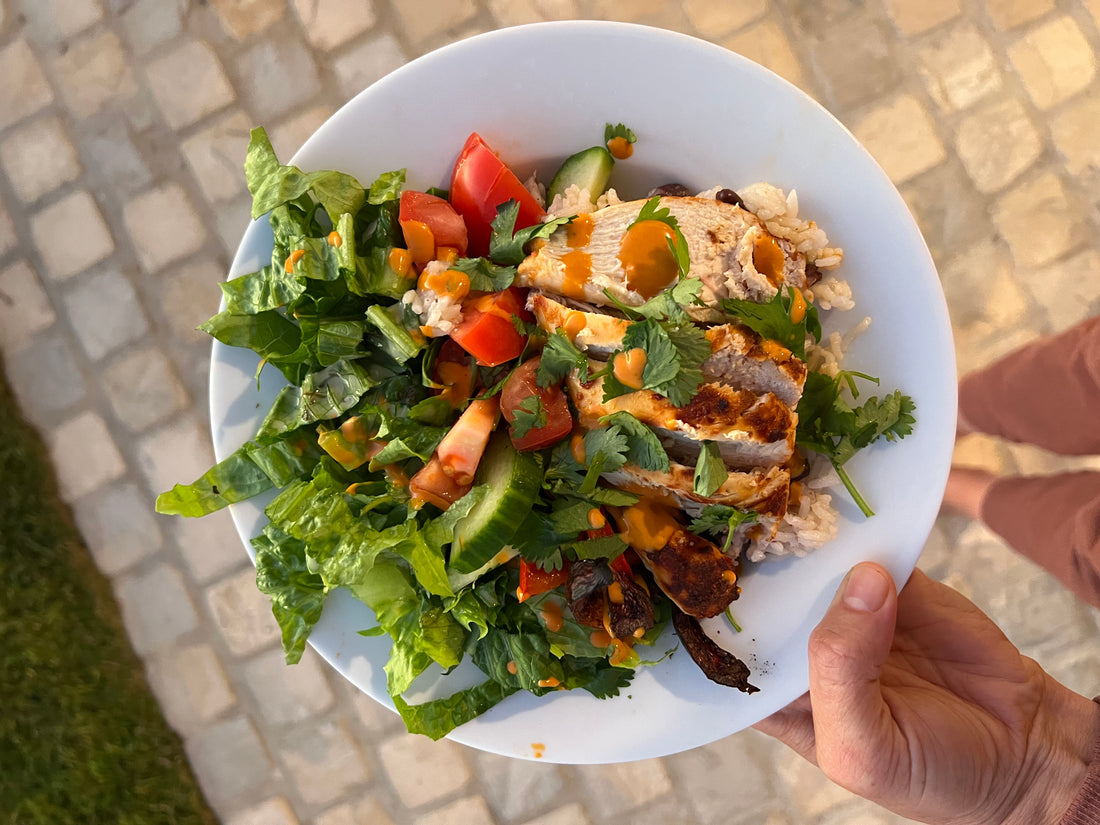 Buffalo Ranch Chicken Salad Airfryer Recipe