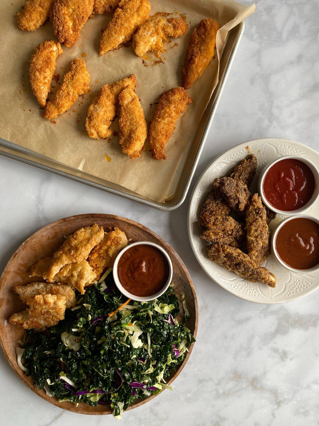 Chicken Fingers 3 Ways