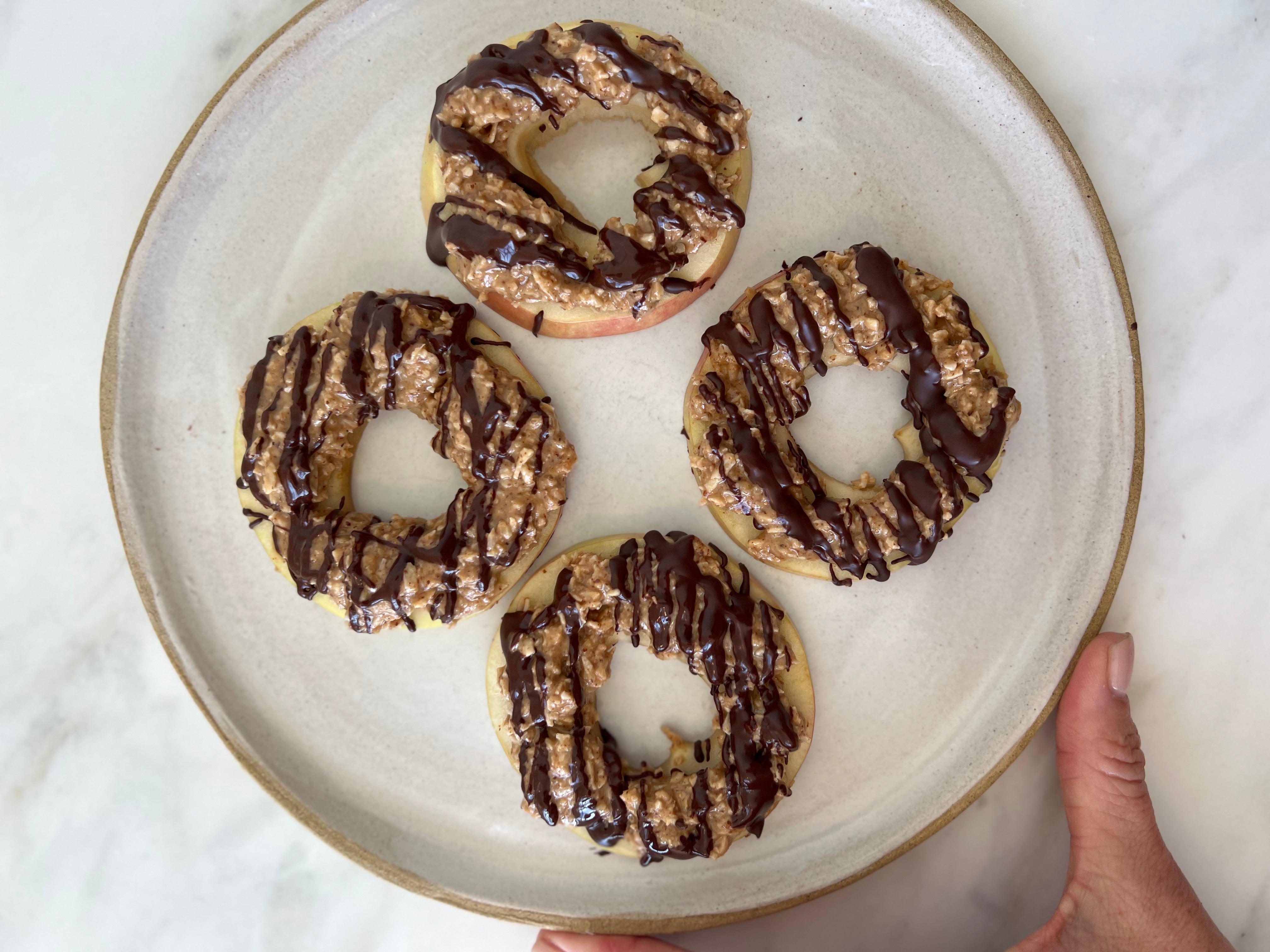 Caramel apple sale donut rings