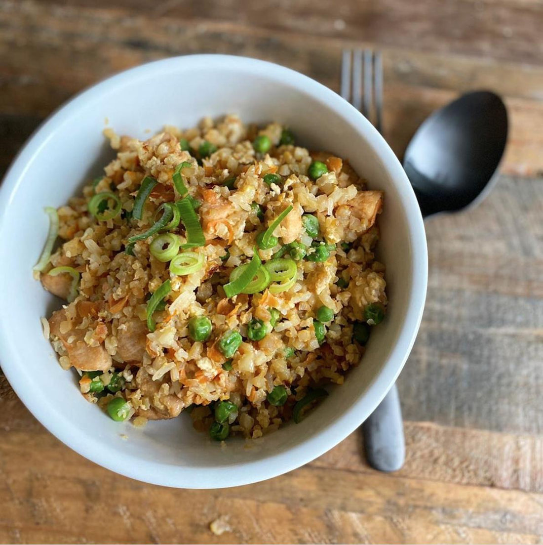 Chicken Cauliflower Fried Rice Bowl