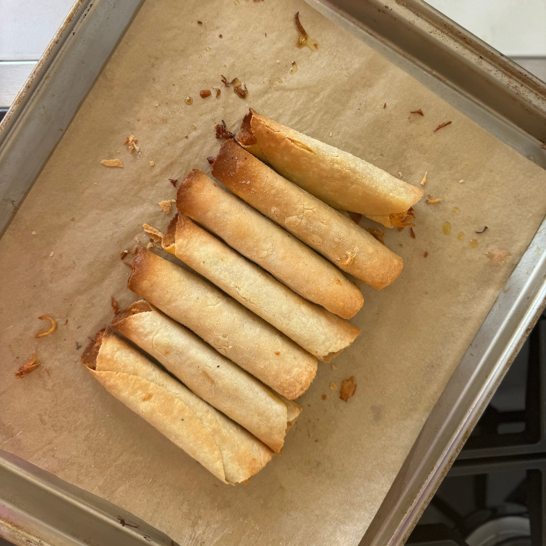 Crispy, Oven-Fried Chicken Taquitos