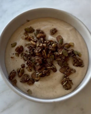 Pumpkin Spice Greek Yogurt Bowl with 35g of Protein