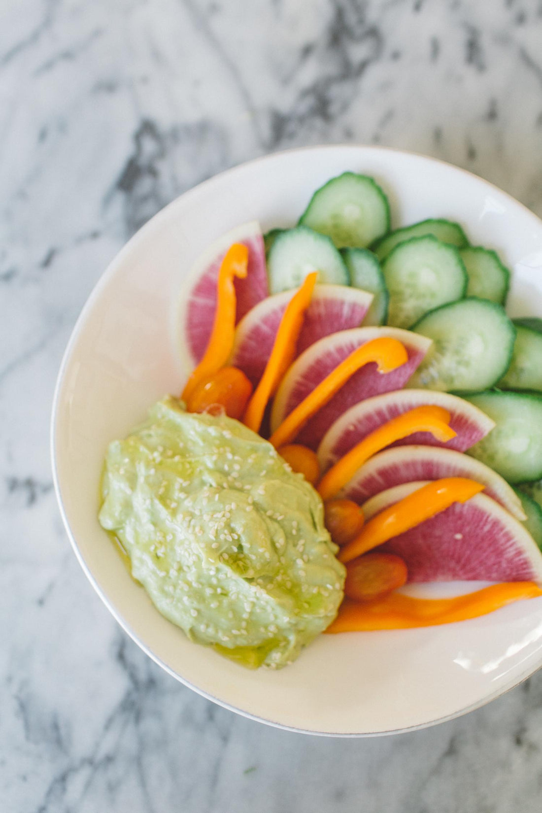 Extra Creamy Avocado Hummus