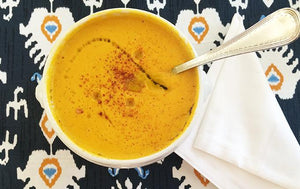 Creamy Cashew Carrot Ginger Soup
