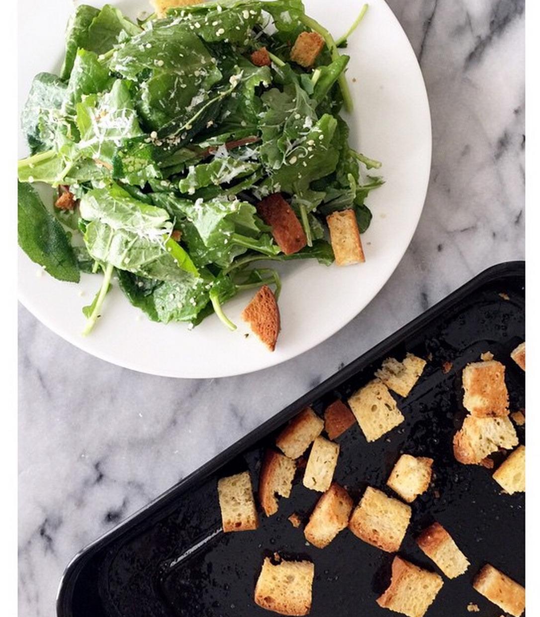 My Favorite Kale Caesar Salad