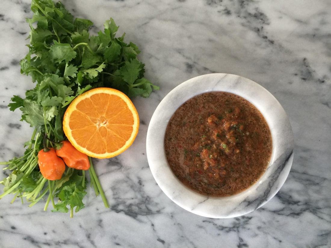 Simple and Tasty Orange Habañero Salsa Recipe