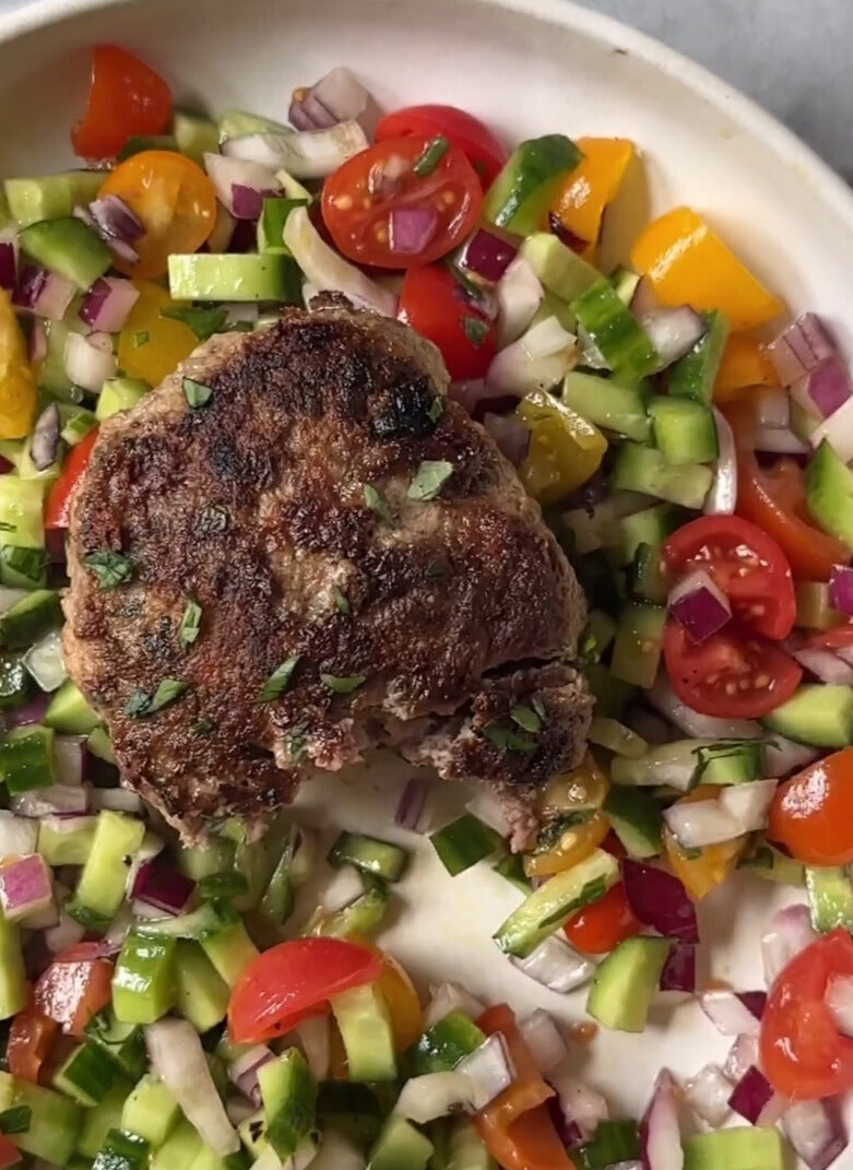 Moroccan Burger Salad Bowl