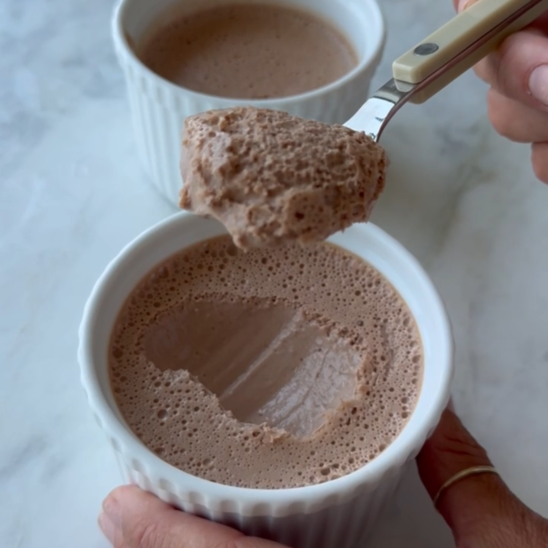Viral Cottage Cheese Protein Mousse with Be Well Chocolate Protein