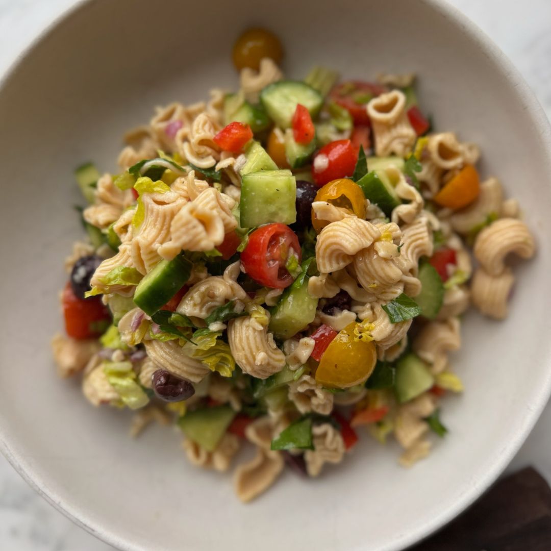 Fiber-Rich Plant-Based Protein Pasta Salad
