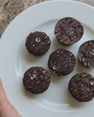 Chocolate Mint Protein Patties (High-Protein, No-Bake)
