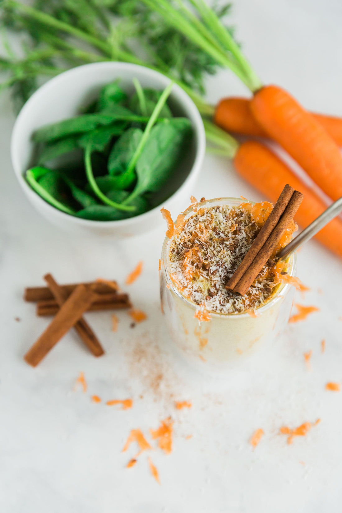 Sweet Spiced Carrot Cake Smoothie