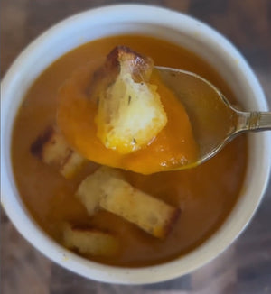 Sage, Thyme, and Rosemary Pumpkin Soup