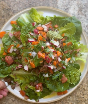 Loaded Vegetable Taco Salad Bowl Recipe