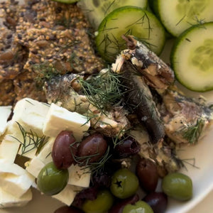 Mediterranean Mezze Snack Plate