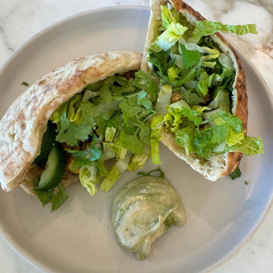 Jalapeño Chicken Pita Wraps (Healthy Mediterranean High-Protein Lunch)