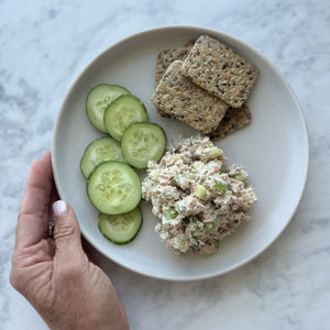 Skipjack Dilly Caper Smash | The High-Protein Tuna Salad I Make on Repeat