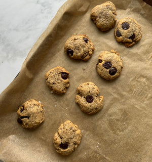 Healthy Hazelnut Protein Breakfast Cookies