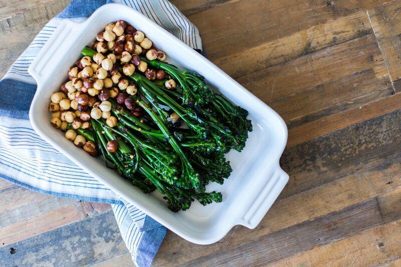 Simple Side Dish: Broccolini with Hazelnuts