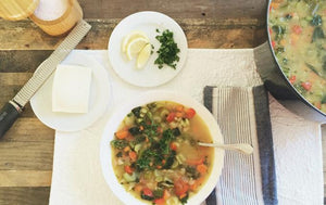 Hearty Kale and White Bean Veggie Soup