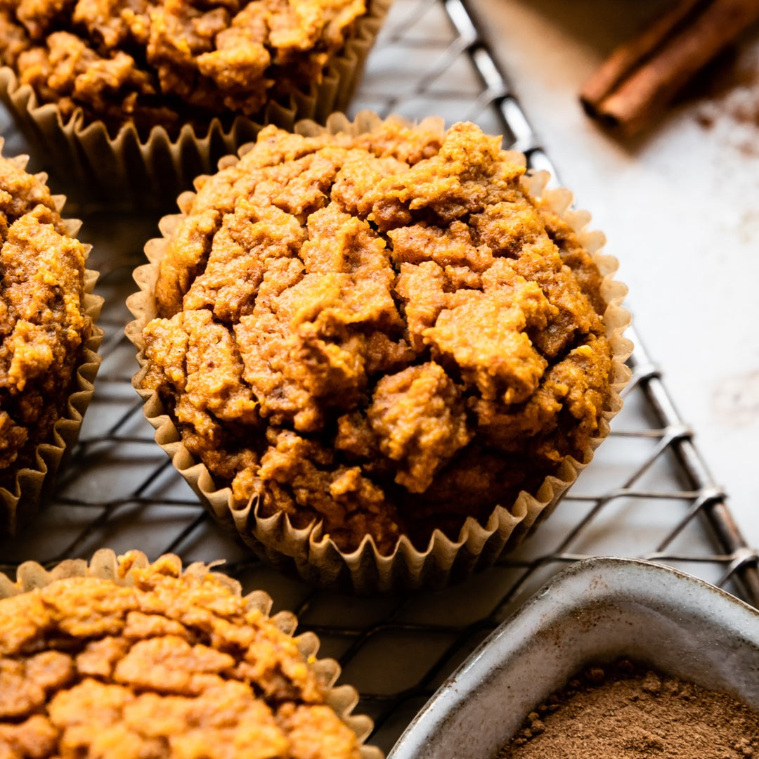 Protein-packed Pumpkin Spice Muffins